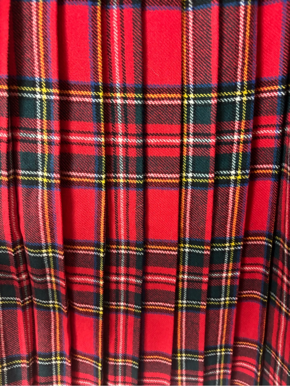 Pitlochry Scottish Kilt Red Tartan Plaid Wool Leather Straps Pin Women’s M READ - Picture 3 of 7